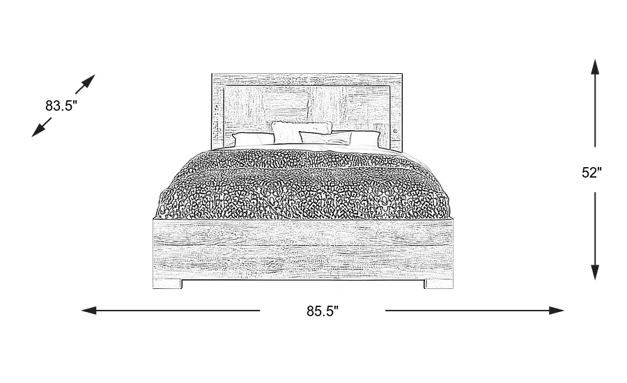 Dimension Image. Please refer to the Dimension Tab on this page for dimension details.