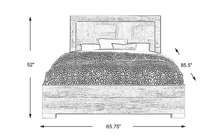 Dimension Image. Please refer to the Dimension Tab on this page for dimension details.