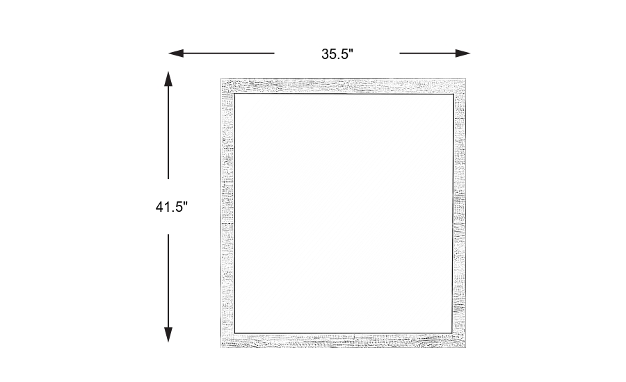 Dimension Image. Please refer to the Dimension Tab on this page for dimension details.