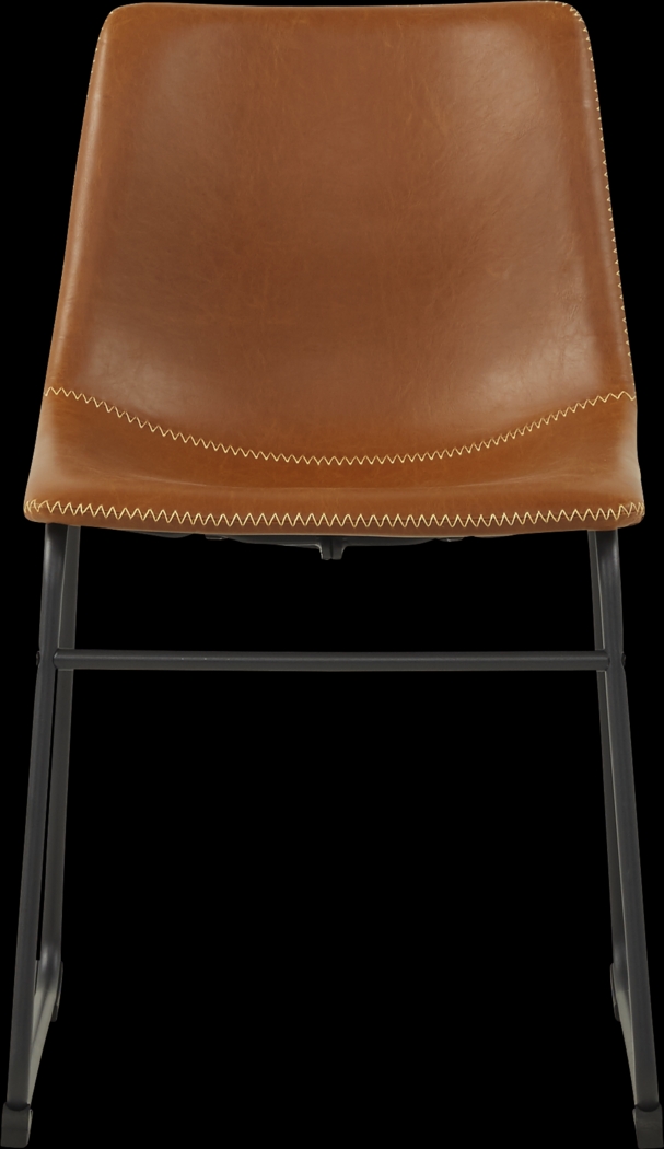 Hollybrooke Black 5 Pc Dining Room with Brown Chairs - Thumbnail - Image 4