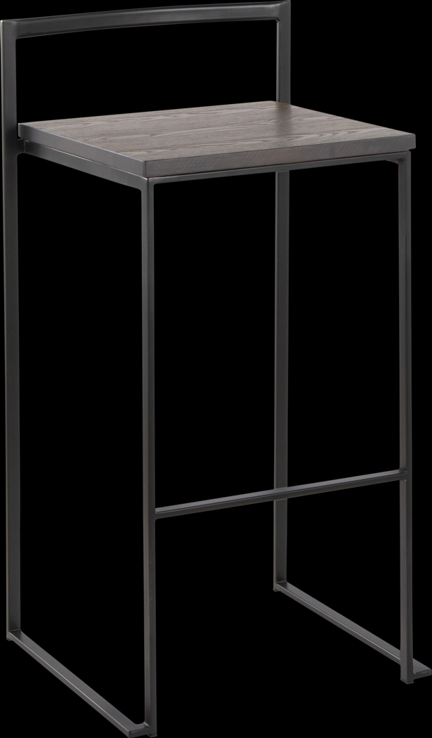 Barda Espresso Barstool, Set of 2 - Thumbnail - Image 3