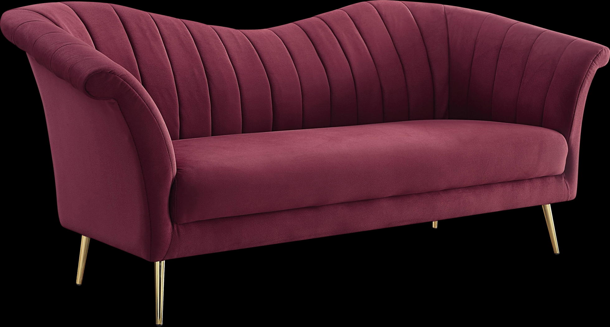 Bardeen Red Sofa - Thumbnail - Image 1
