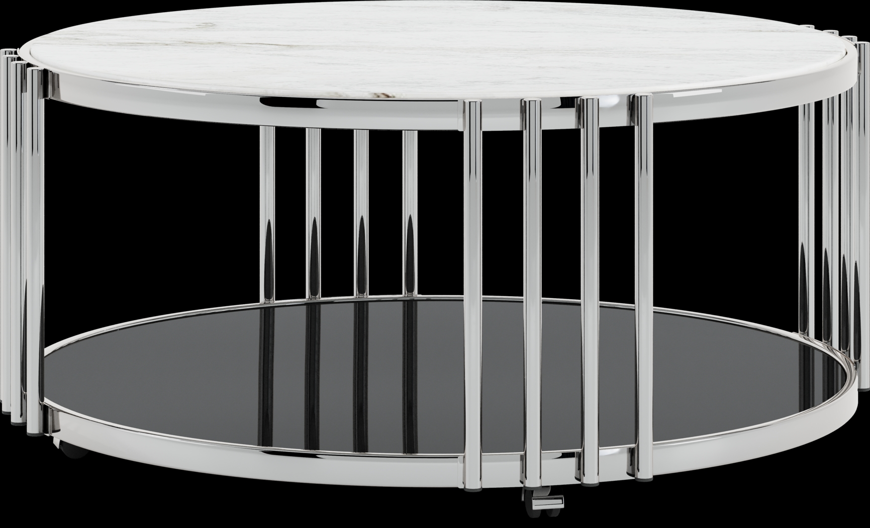 Bardiglio Silver 3 Pc Occasional Table Set - Thumbnail - Image 2