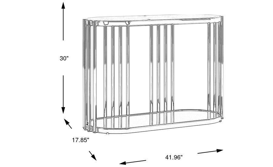 Dimension Image. Please refer to the Dimension Tab on this page for dimension details.