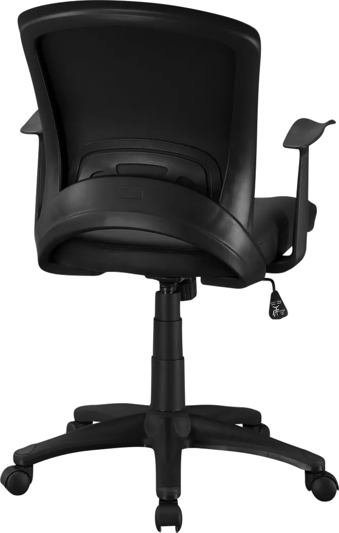 Bardwell Black Desk Chair - Thumbnail - Image 2