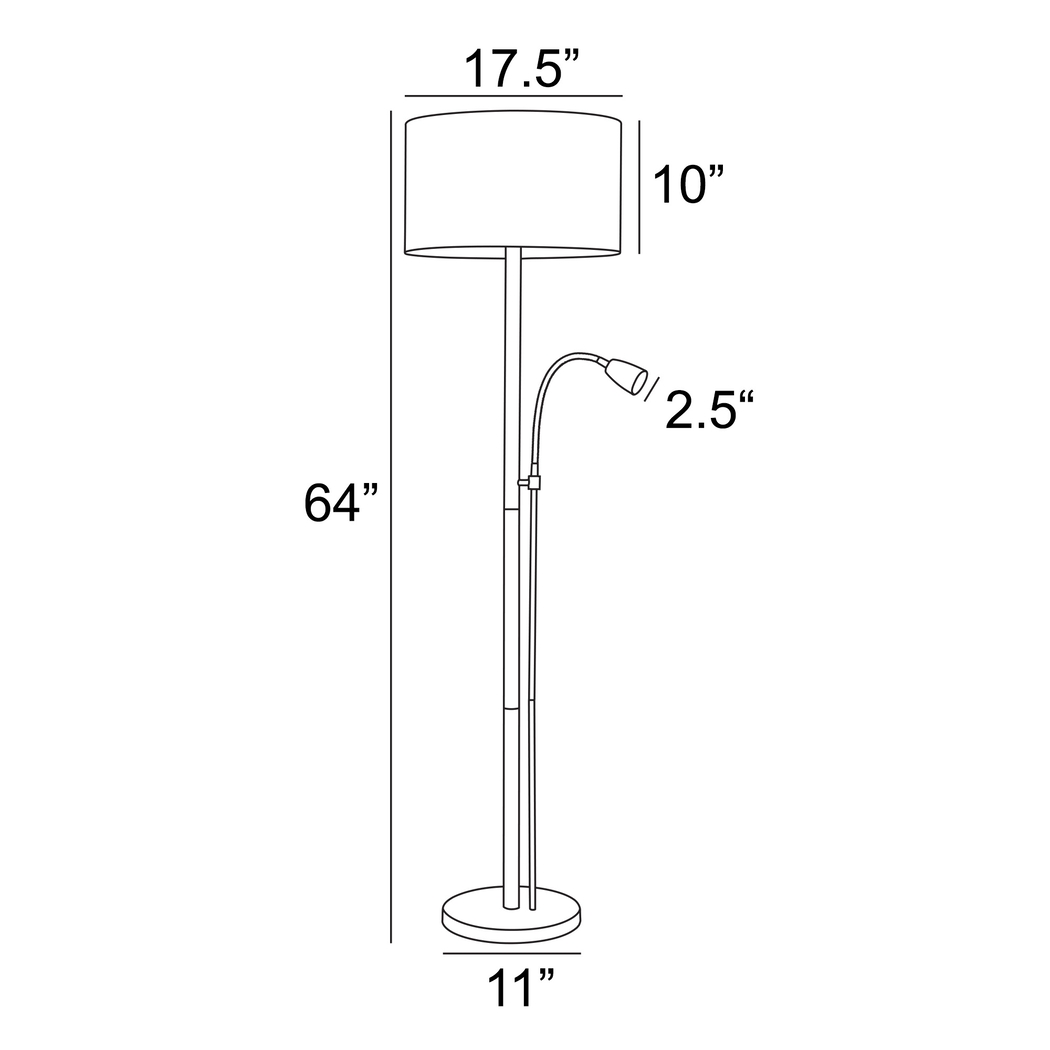 Bargello Farm Black Floor Lamp - Thumbnail - Image 4