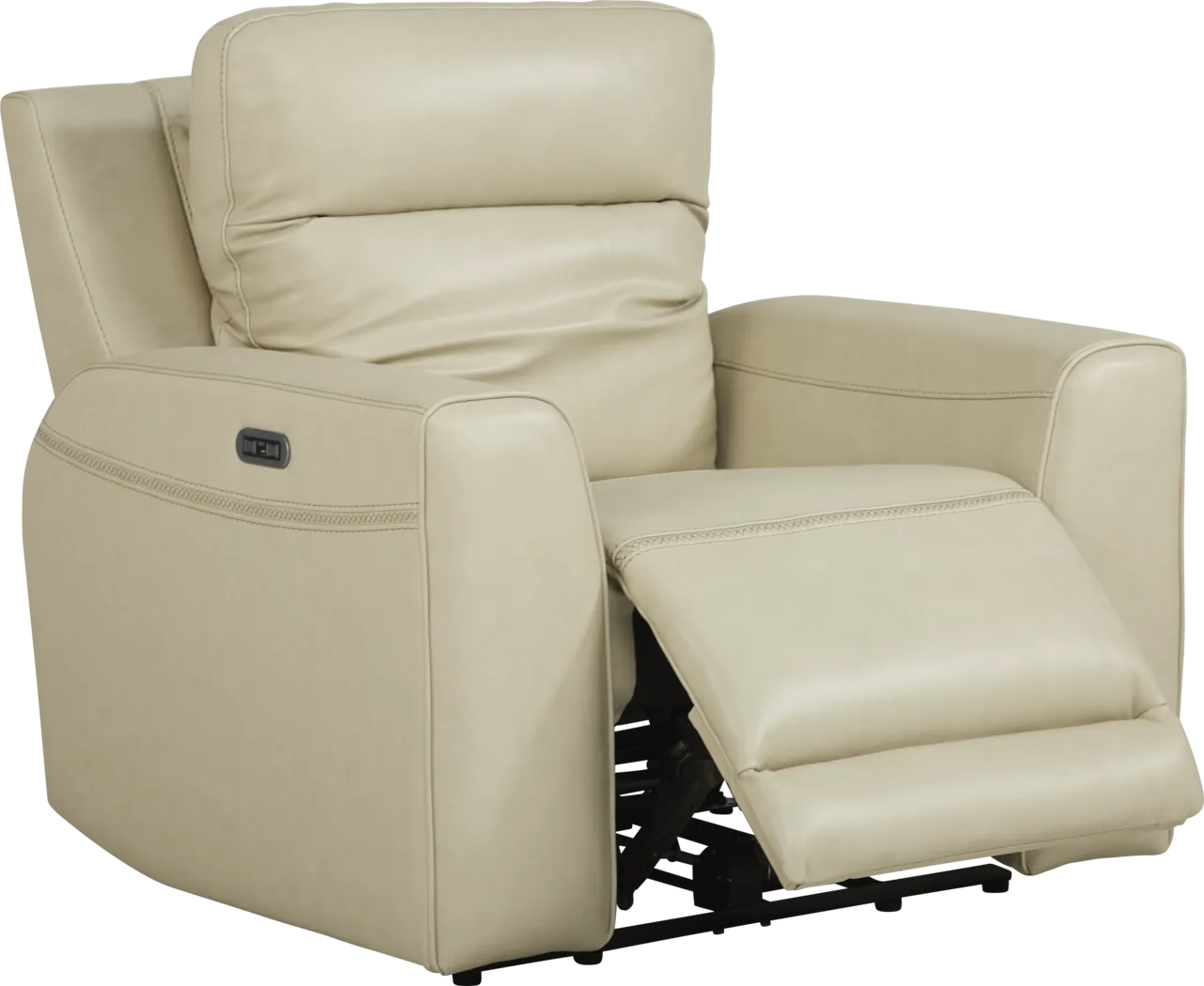 Bargotti Ice Leather Dual Power Recliner - Thumbnail - Image 2