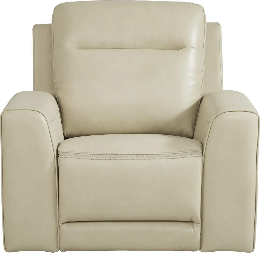 Bargotti Ice Leather Dual Power Recliner - Thumbnail - Image 3