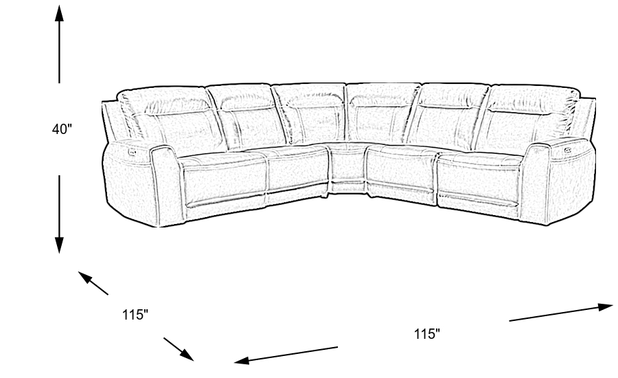 Dimension Image. Please refer to the Dimension Tab on this page for dimension details.