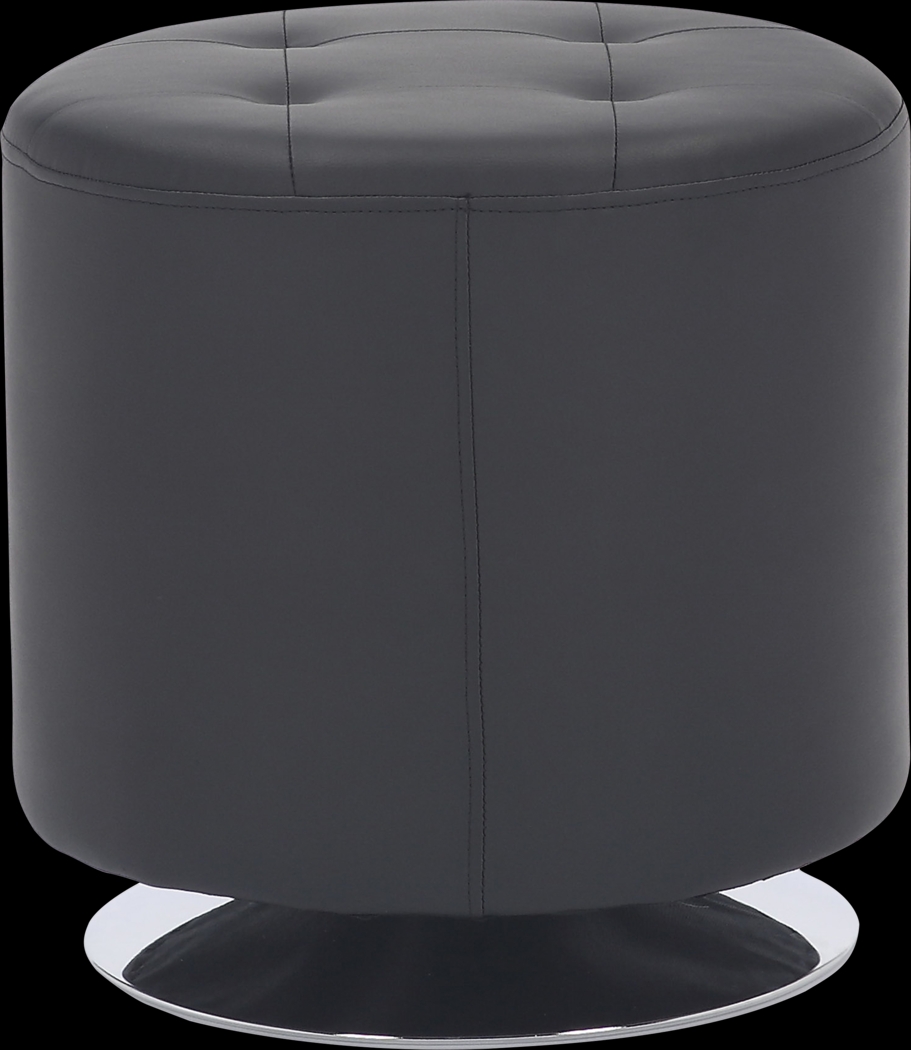 Bariff Charcoal Ottoman - Thumbnail - Image 2