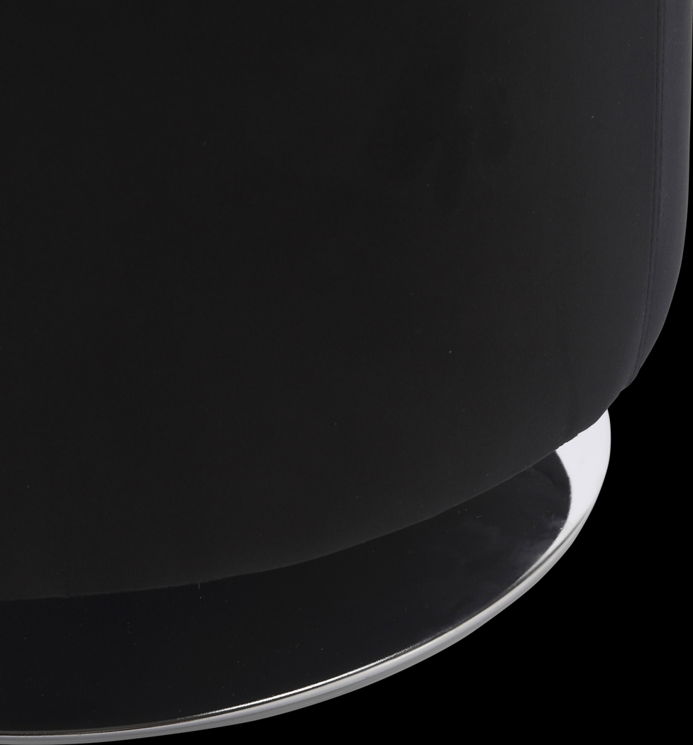 Bariff Black Ottoman - Thumbnail - Image 4