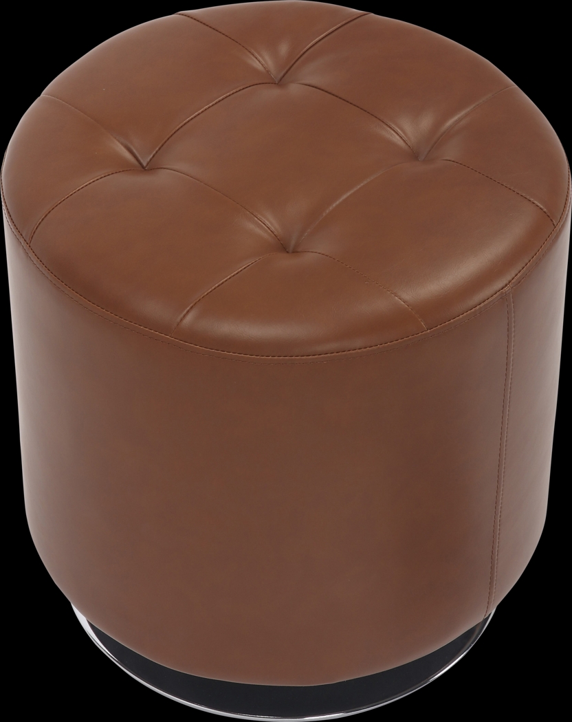 Bariff Brown Ottoman - Thumbnail - Image 5