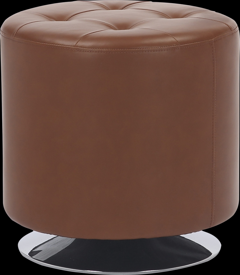 Bariff Brown Ottoman - Thumbnail - Image 1