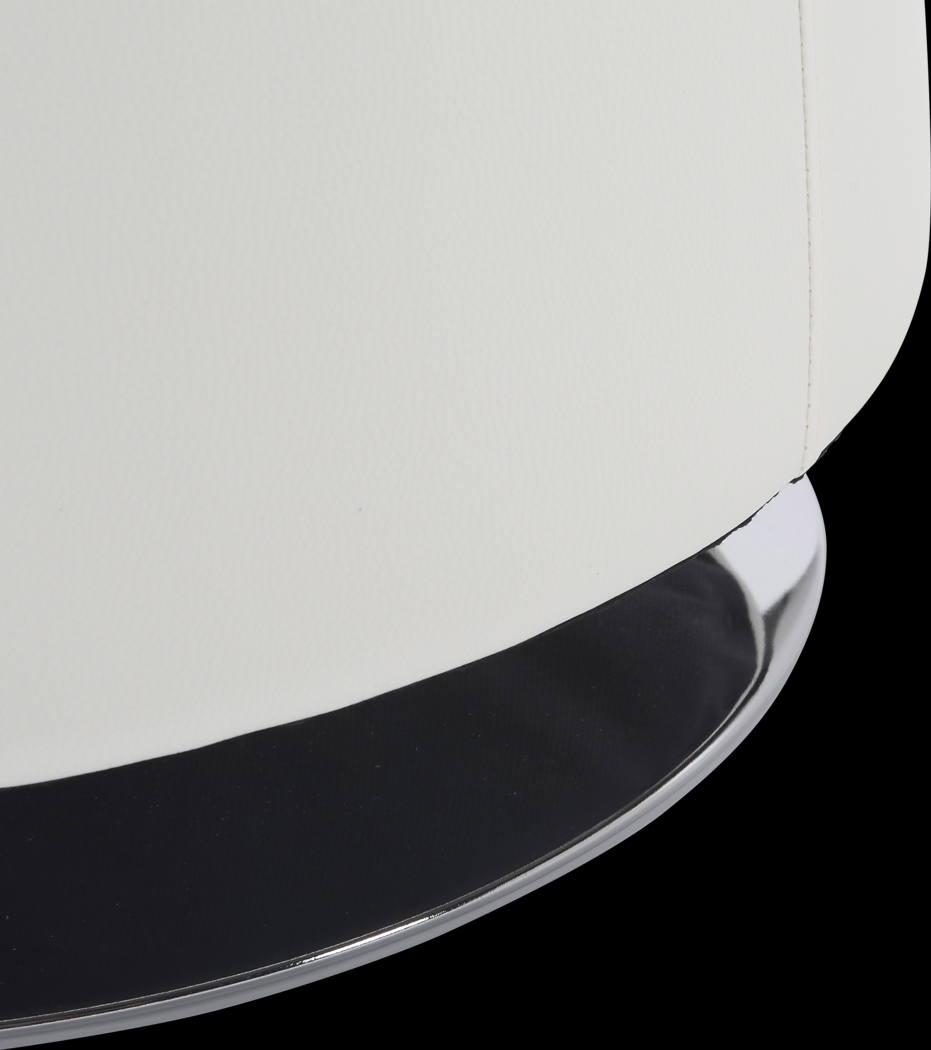 Bariff White Ottoman - Thumbnail - Image 4