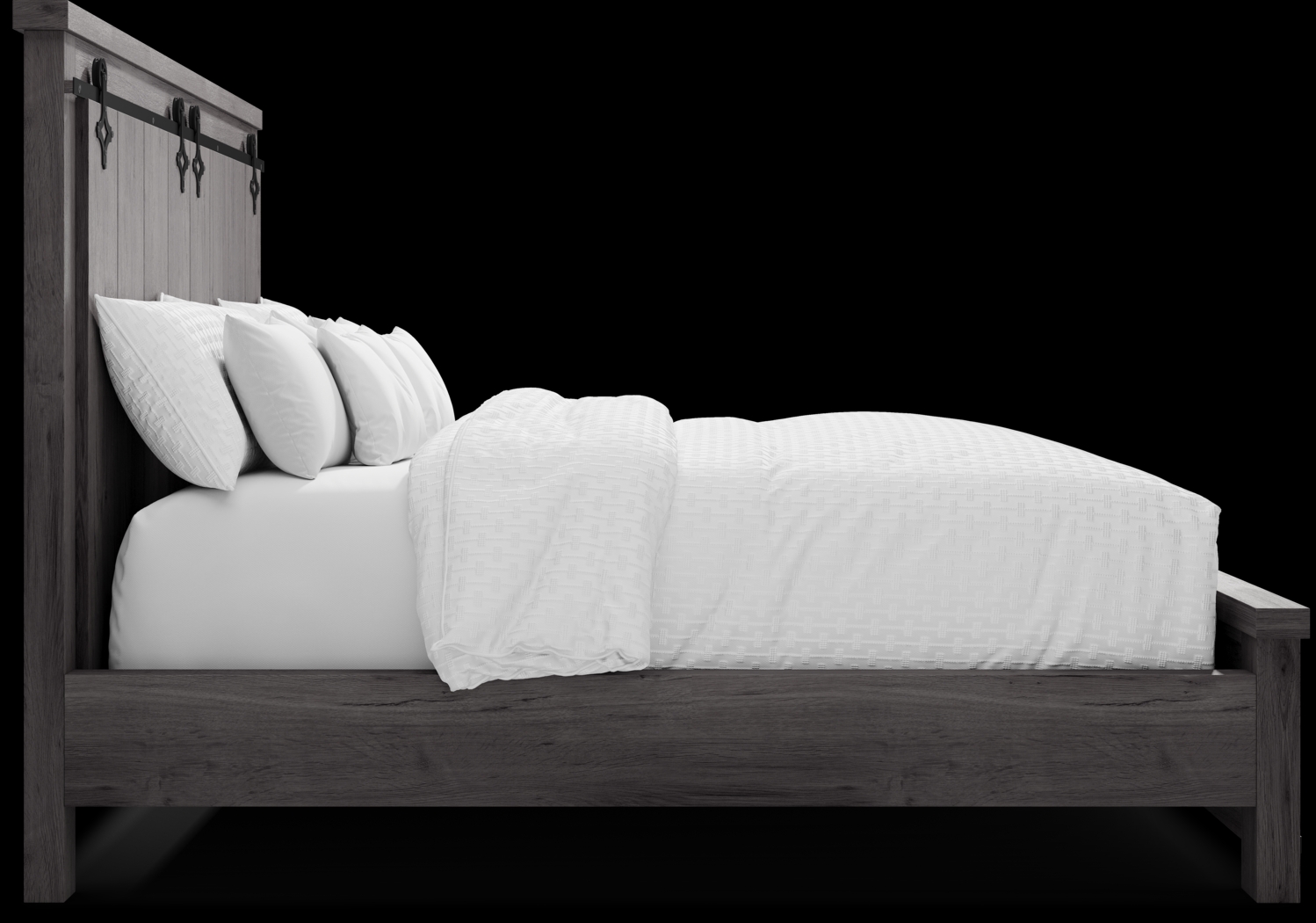 Barinas Gray 3 Pc King Bed - Thumbnail - Image 4