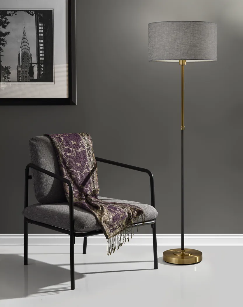 Baring Brass Floor Lamp - Thumbnail - Image 3