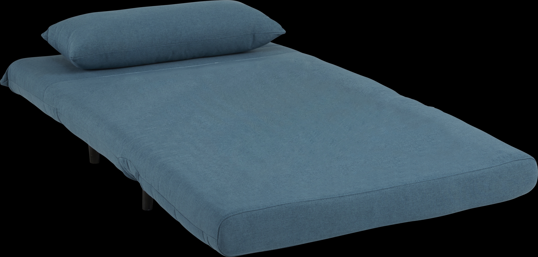 Kids Baris Blue Sleeper Chair - Thumbnail - Image 2