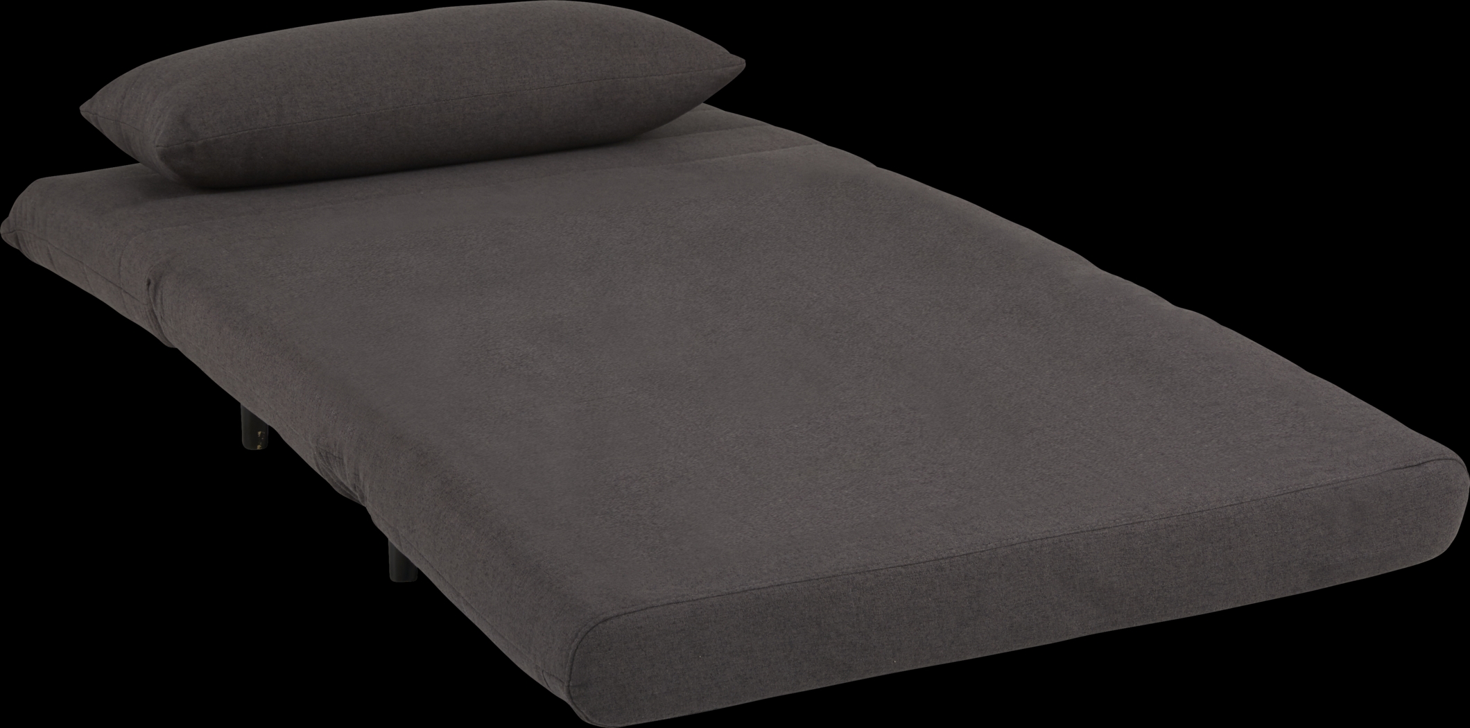 Kids Baris Charcoal Sleeper Chair - Thumbnail - Image 2