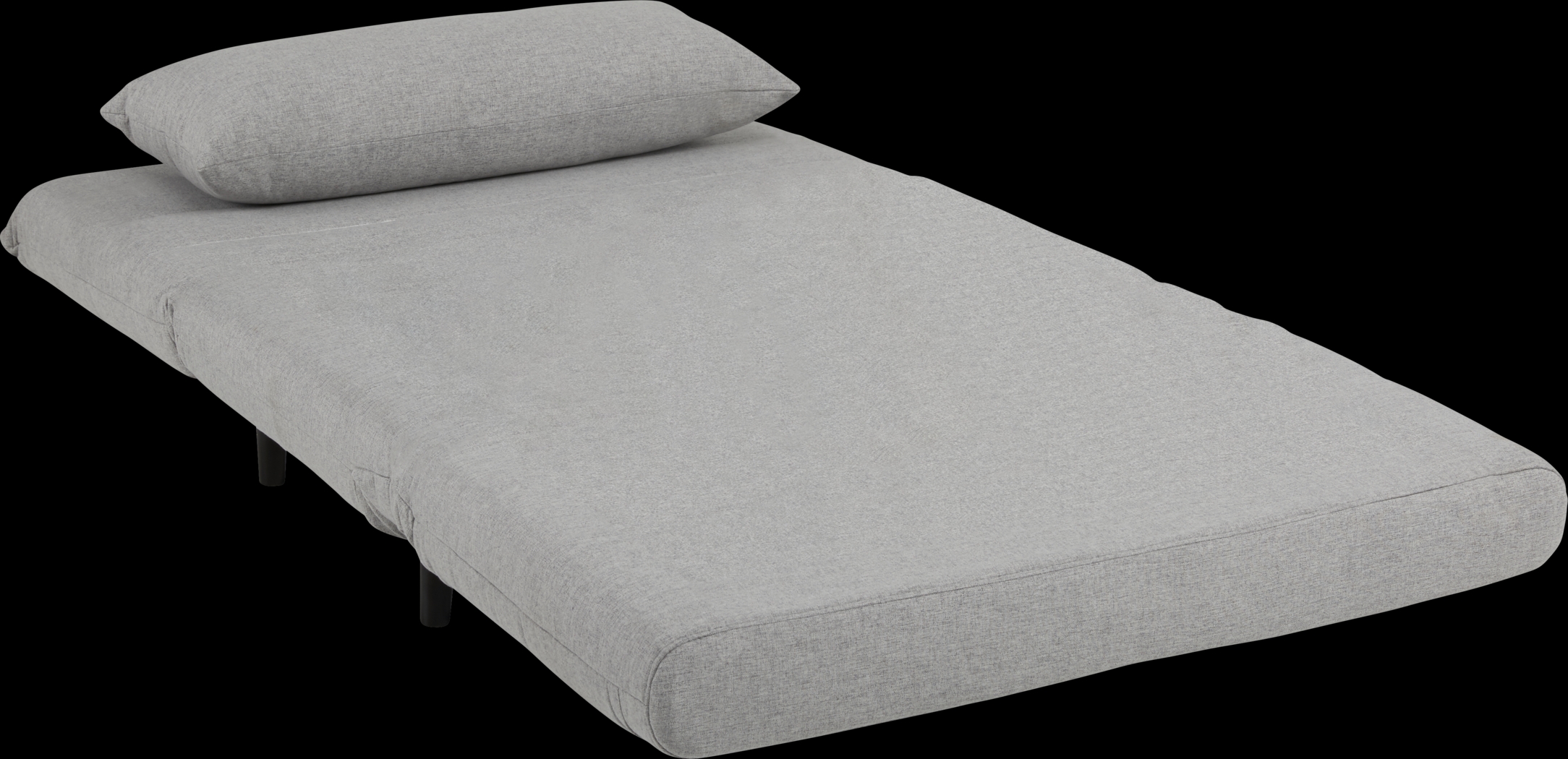 Kids Baris Gray Sleeper Chair - Thumbnail - Image 2