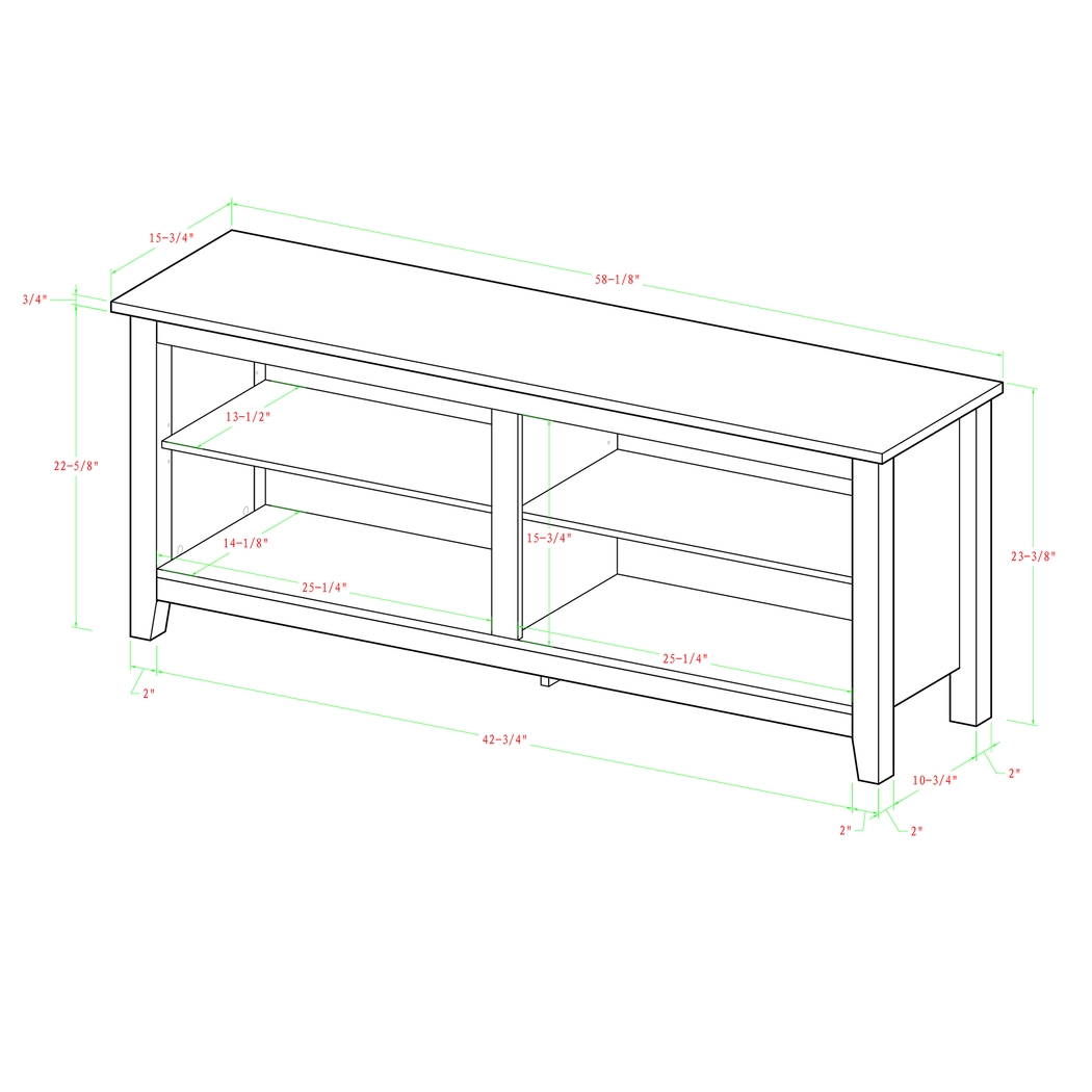 Barite Walnut 58 in. Console - Thumbnail - Image 6