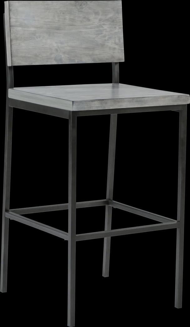 Barjud Gray Barstool - Thumbnail - Image 1