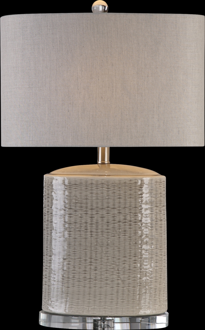 Barkington Gray Lamp - Thumbnail - Image 1