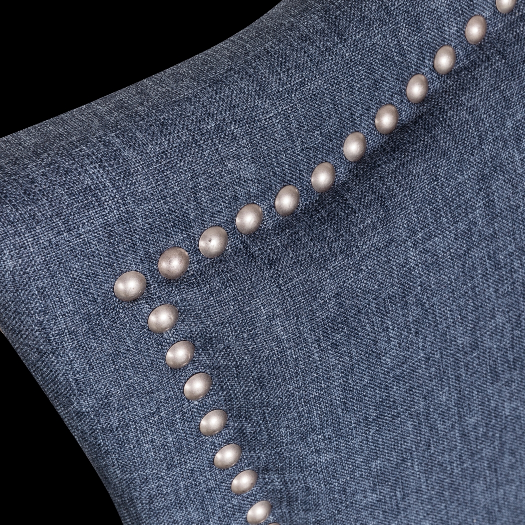 Barles Blue Side Chair - Thumbnail - Image 6