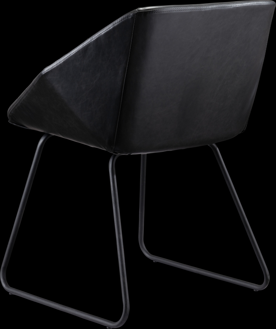 Barliff Black Dining Chair, Set of 2 - Thumbnail - Image 5