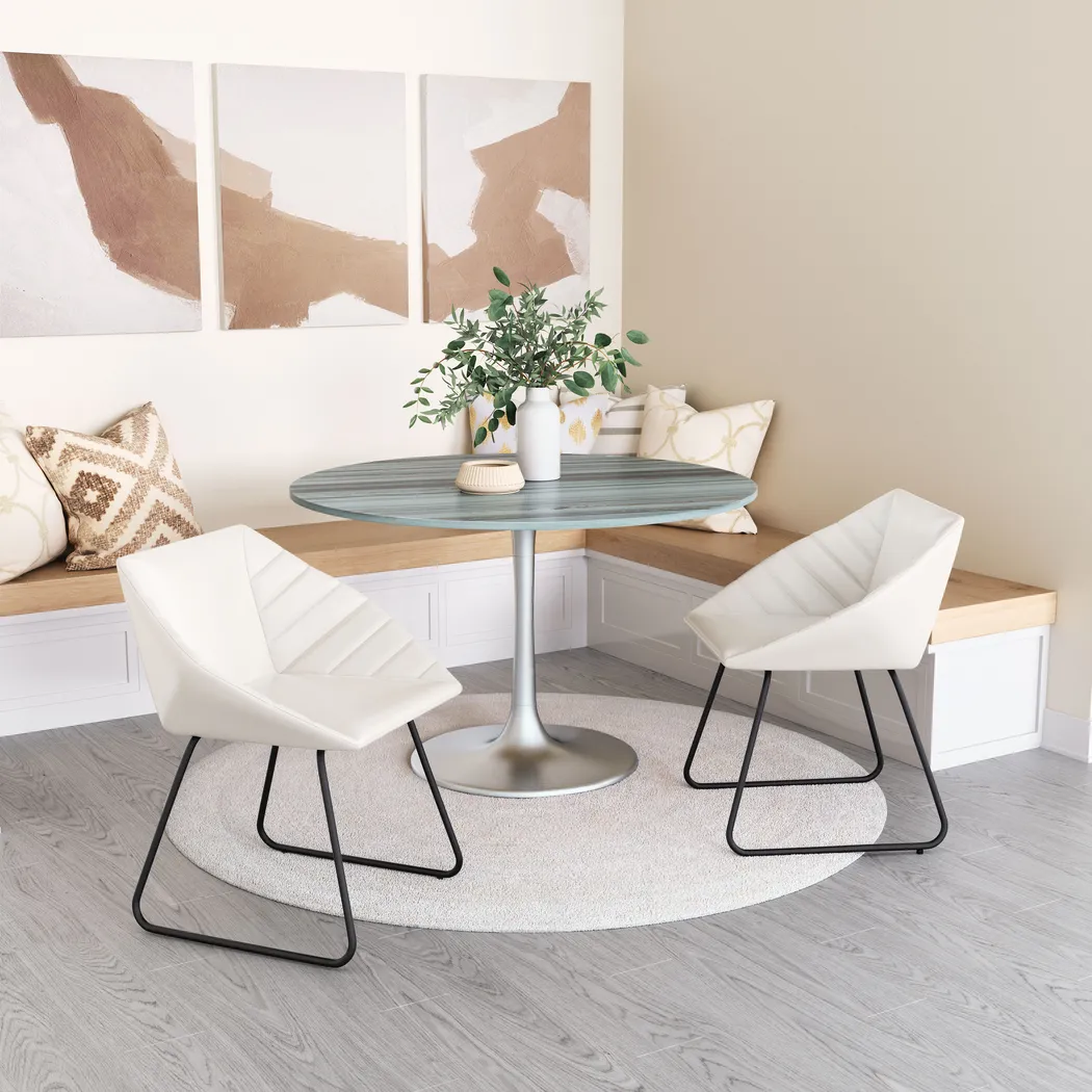 Barliff White Dining Chair, Set of 2 - Thumbnail - Image 2