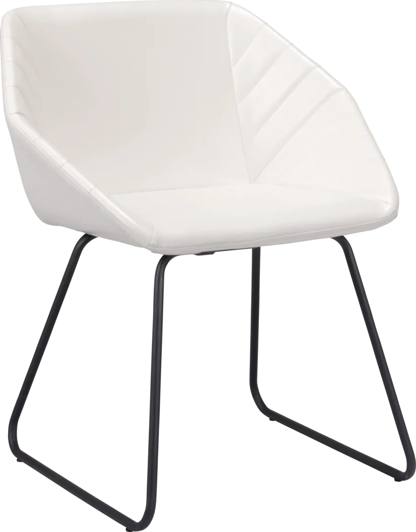 Barliff White Dining Chair, Set of 2 - Thumbnail - Image 3