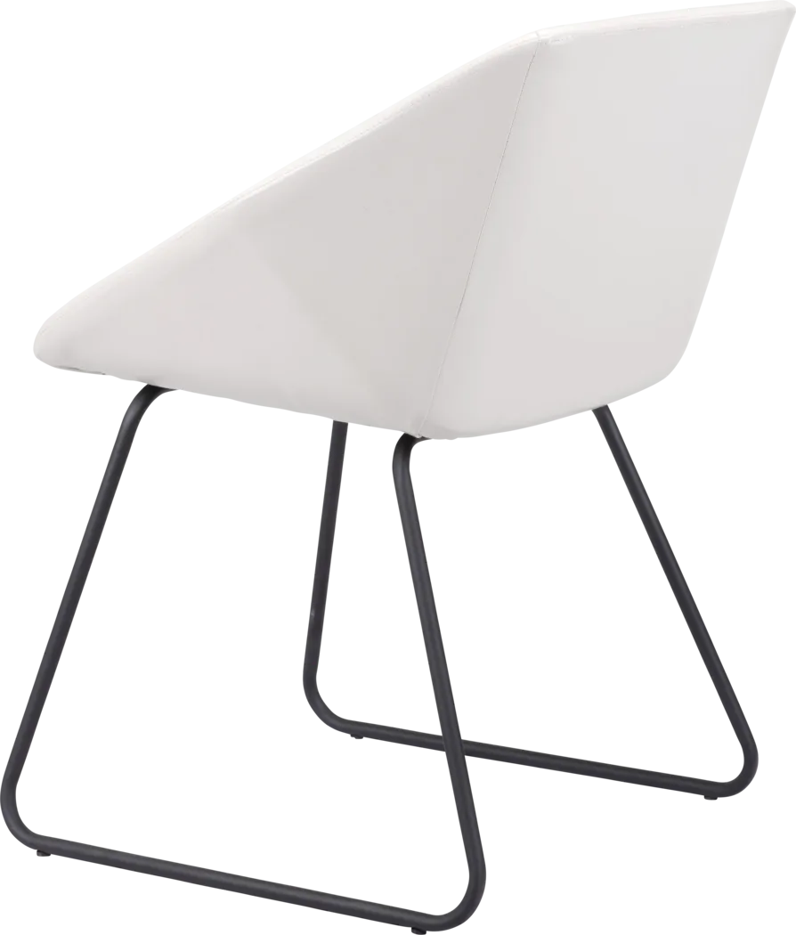 Barliff White Dining Chair, Set of 2 - Thumbnail - Image 4