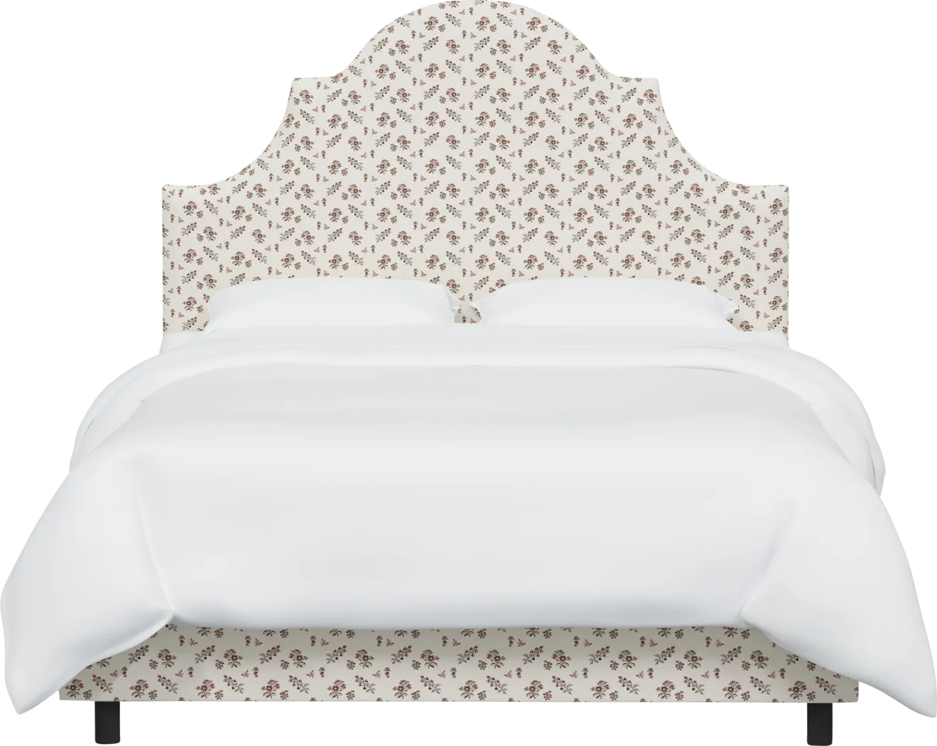 Barn Chic Beige Full Upholstered Bed - Thumbnail - Image 2