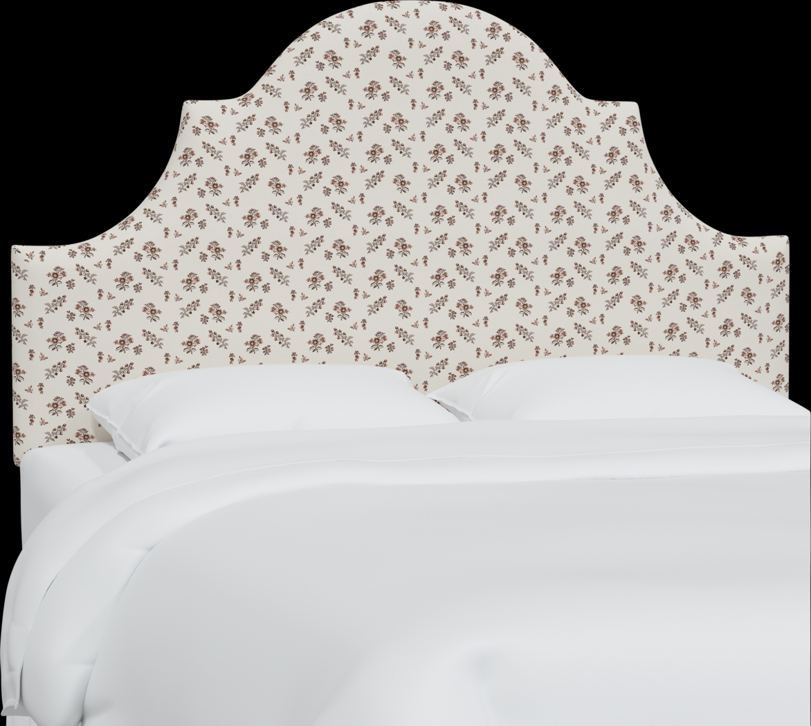 Barn Chic Beige King Upholstered Headboard - Thumbnail - Image 1