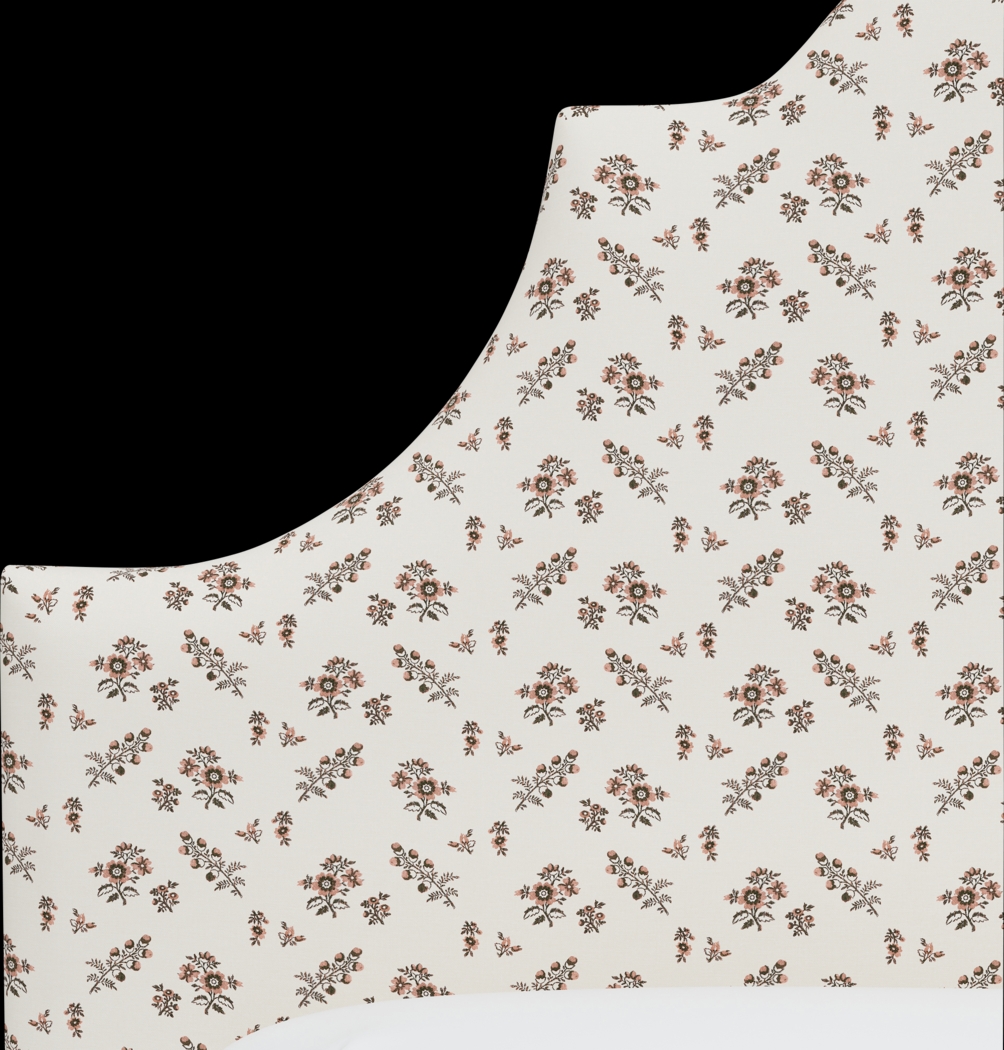 Barn Chic Beige Queen Upholstered Bed - Thumbnail - Image 4