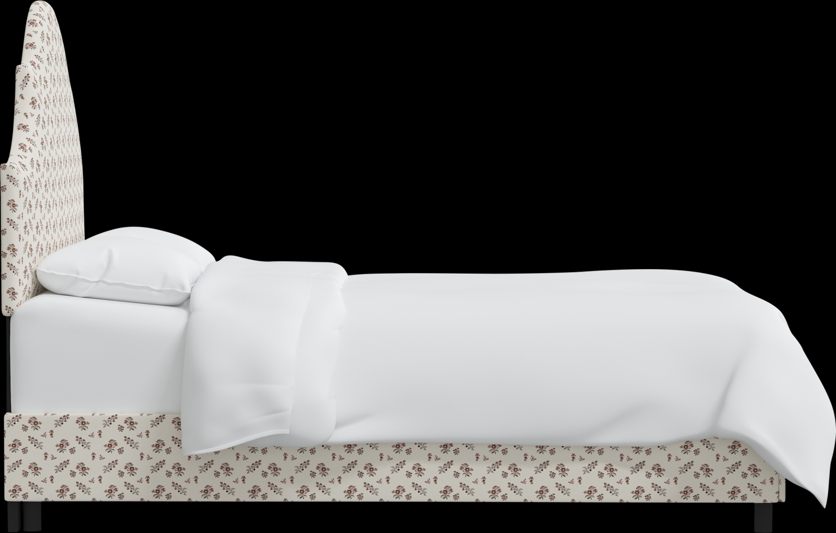 Barn Chic Beige Twin Upholstered Bed - Thumbnail - Image 3