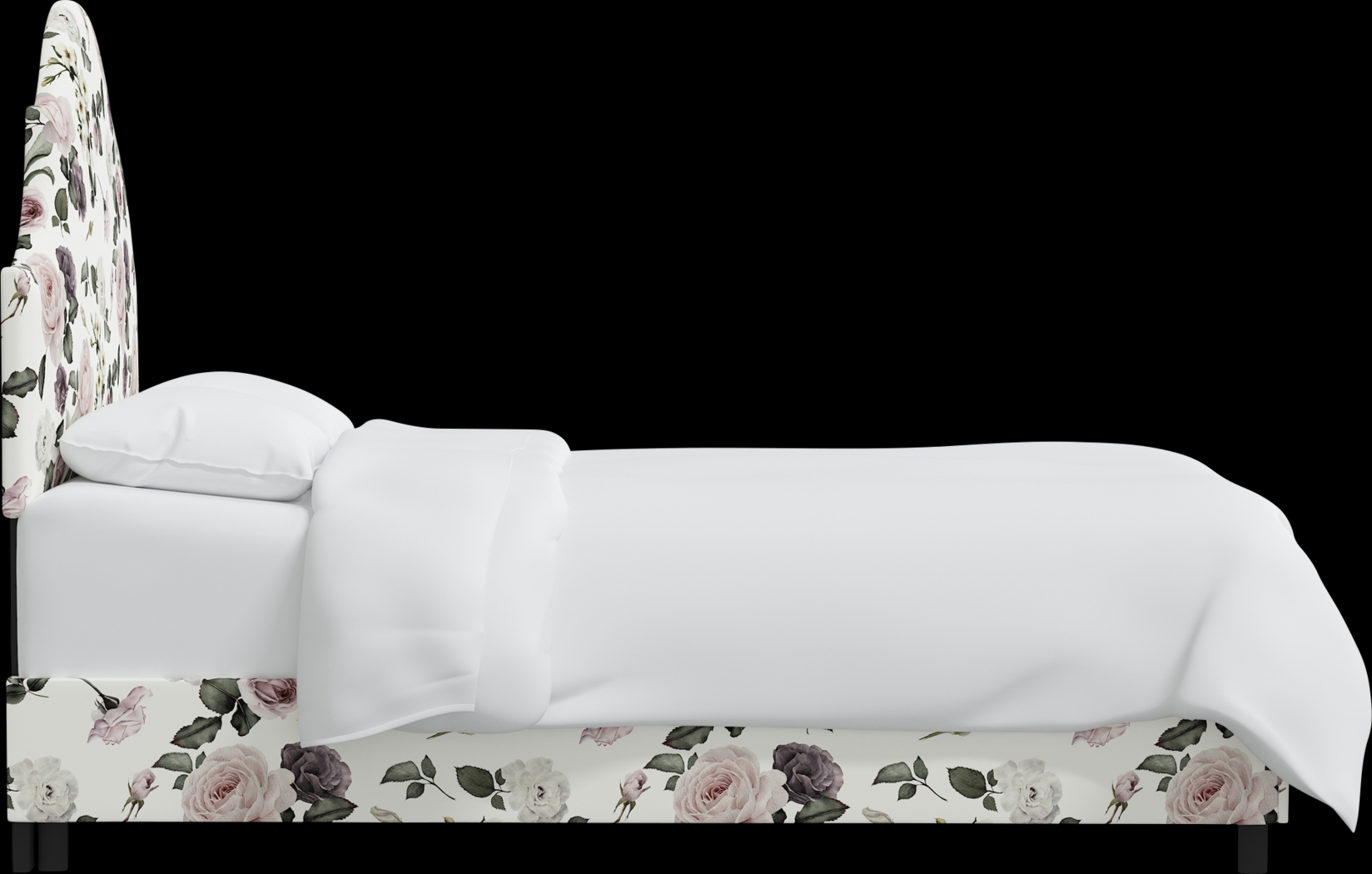 Barn Chic Cream Full Upholstered Bed - Thumbnail - Image 3