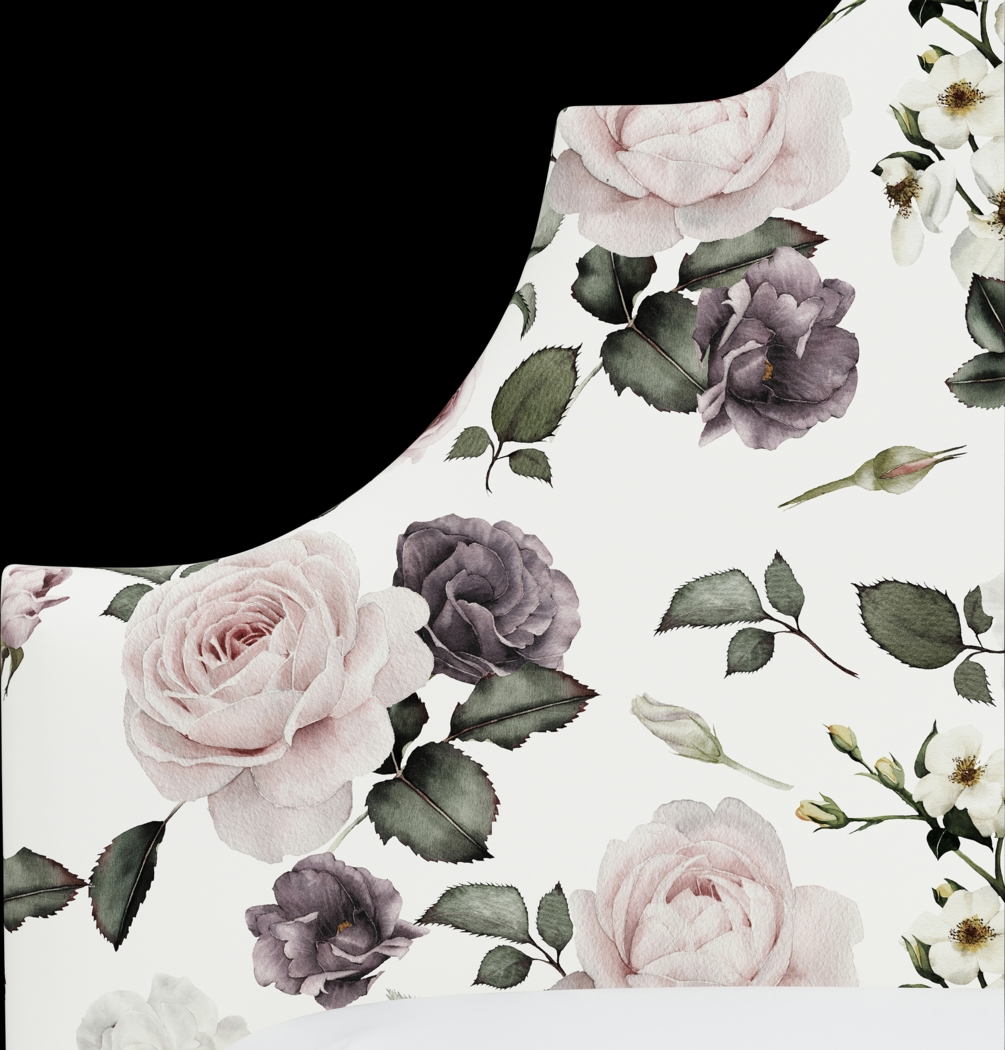 Barn Chic Cream Full Upholstered Bed - Thumbnail - Image 4