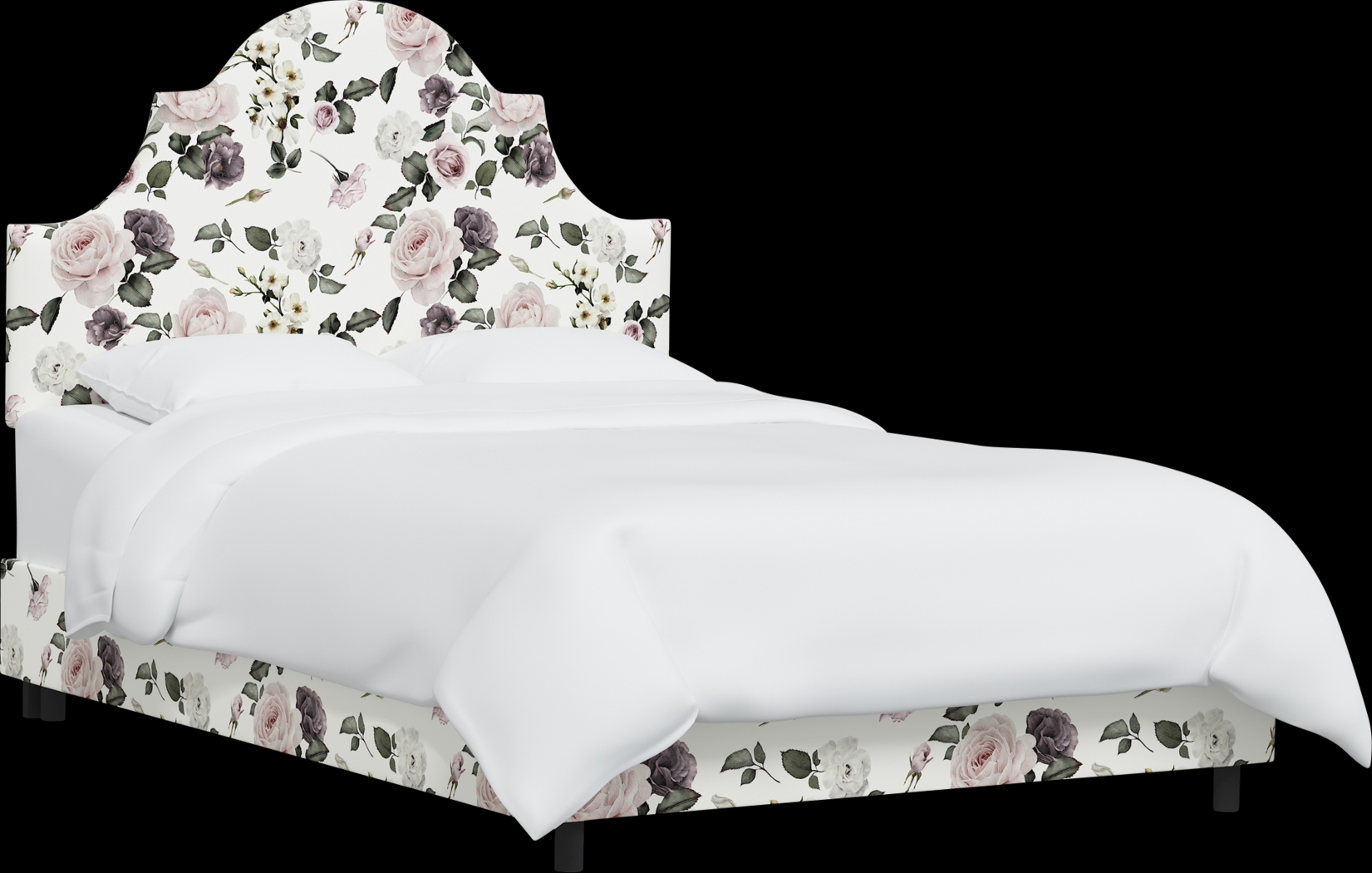 Barn Chic Cream King Upholstered Bed - Thumbnail - Image 1