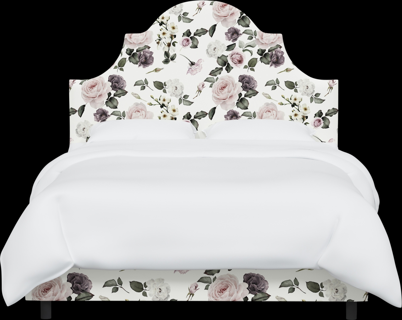 Barn Chic Cream Queen Upholstered Bed - Thumbnail - Image 2