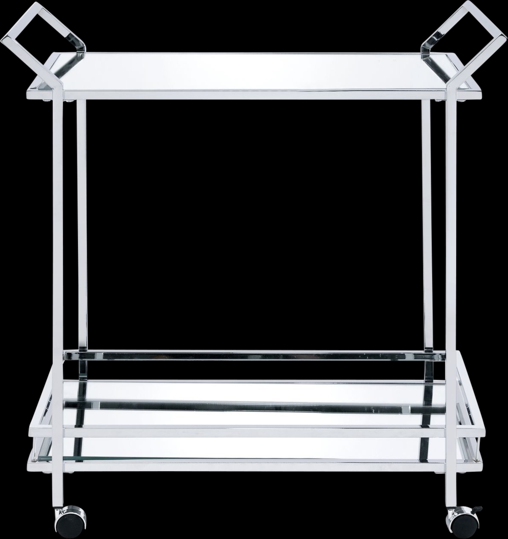 Barnette Silver Bar Cart - Thumbnail - Image 2