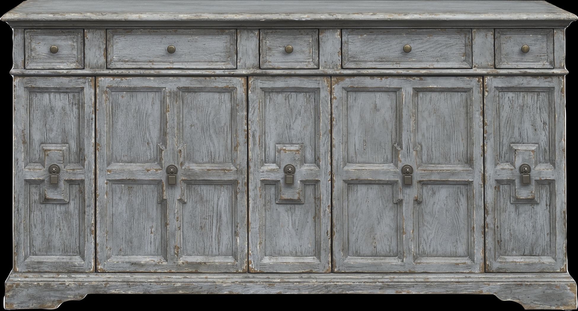 Barnisdale Gray Credenza - Thumbnail - Image 3