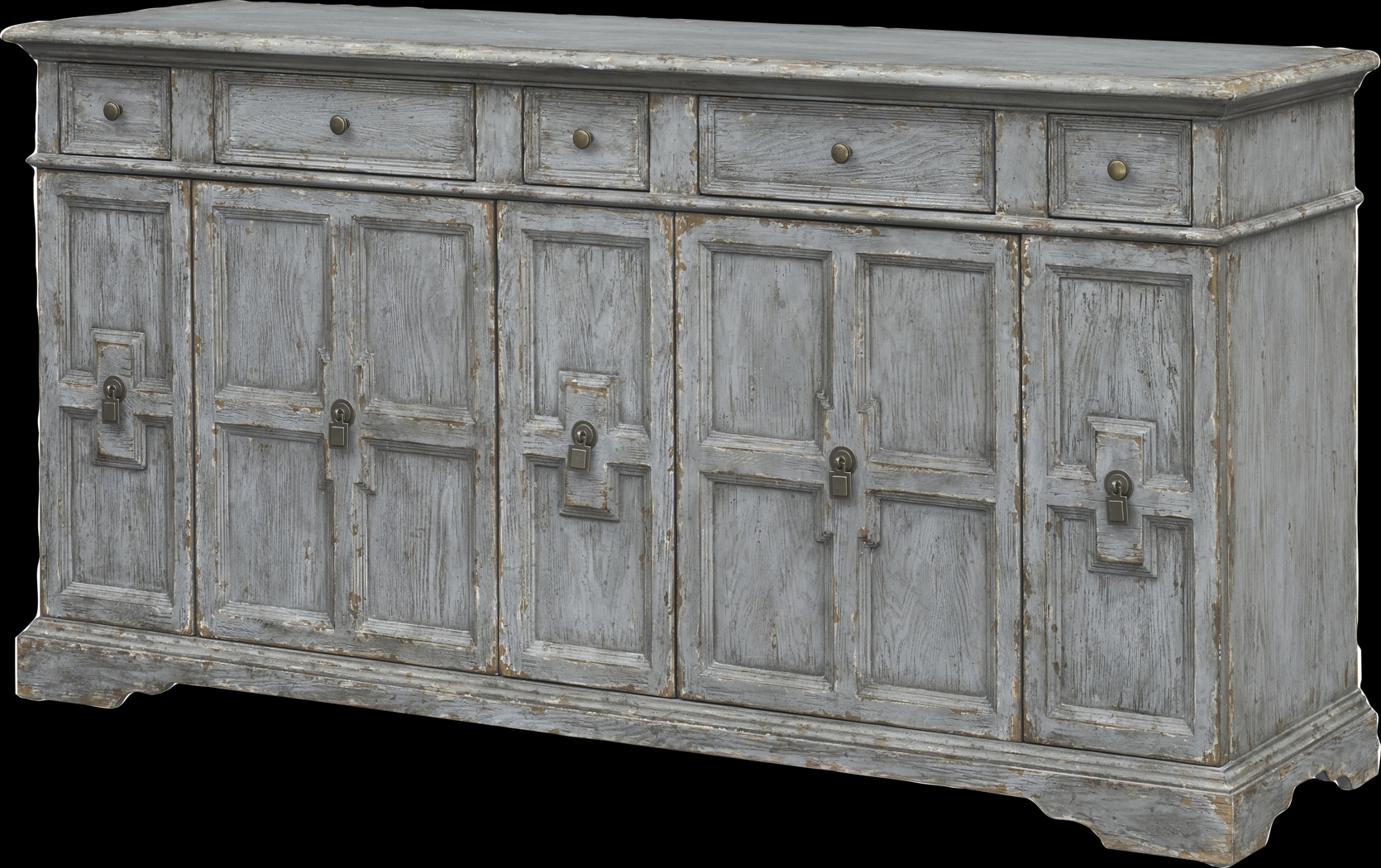 Barnisdale Gray Credenza - Thumbnail - Image 1