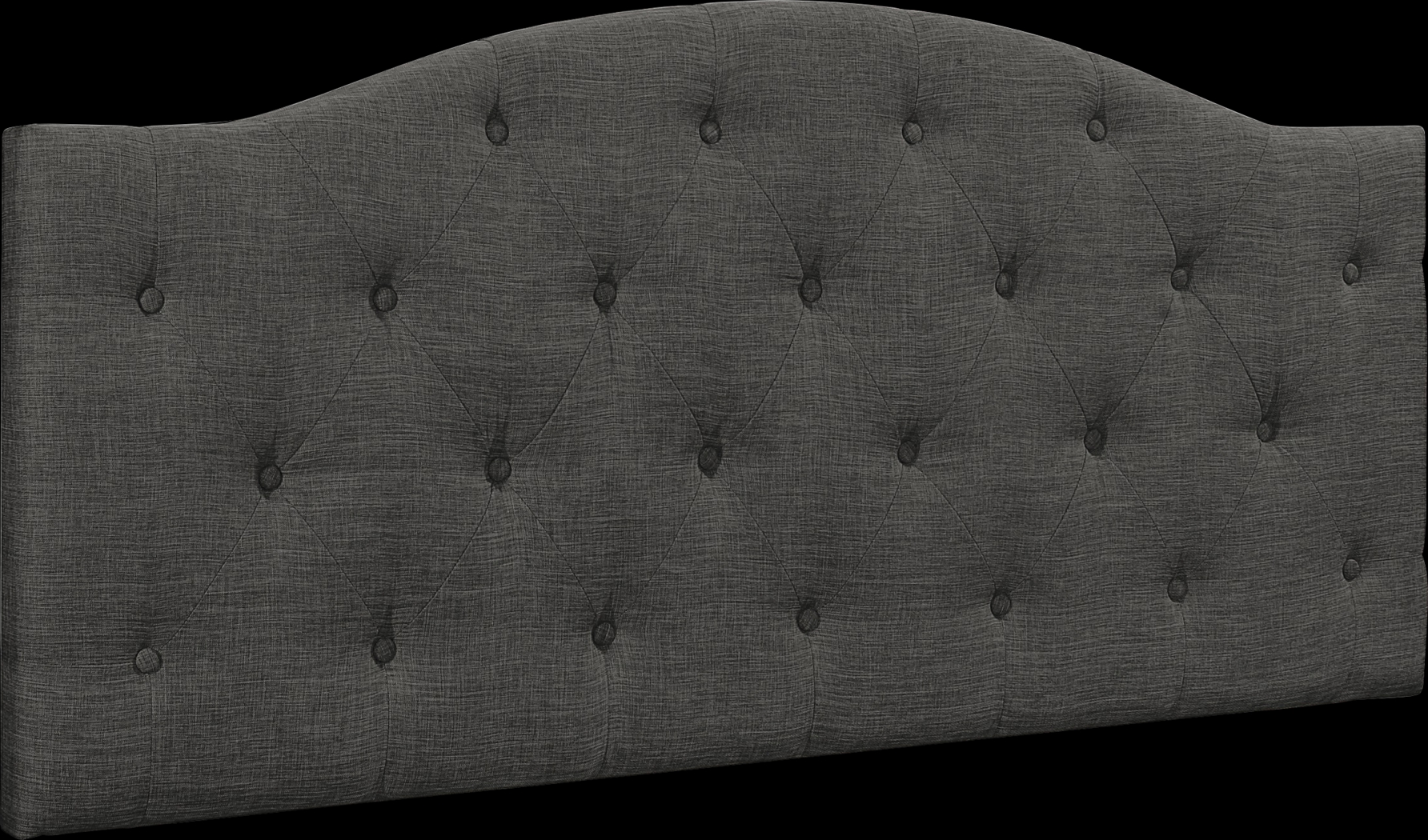 Barnsdale Dark Gray Twin Upholstered Headboard - Thumbnail - Image 2