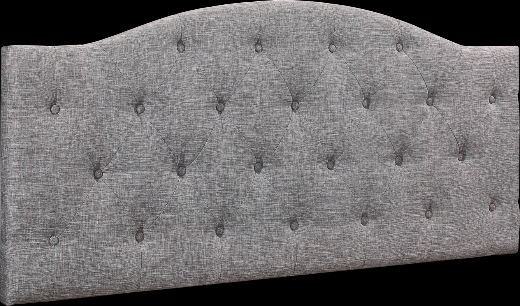 Barnsdale Gray Full/Queen Upholstered Headboard - Thumbnail - Image 2