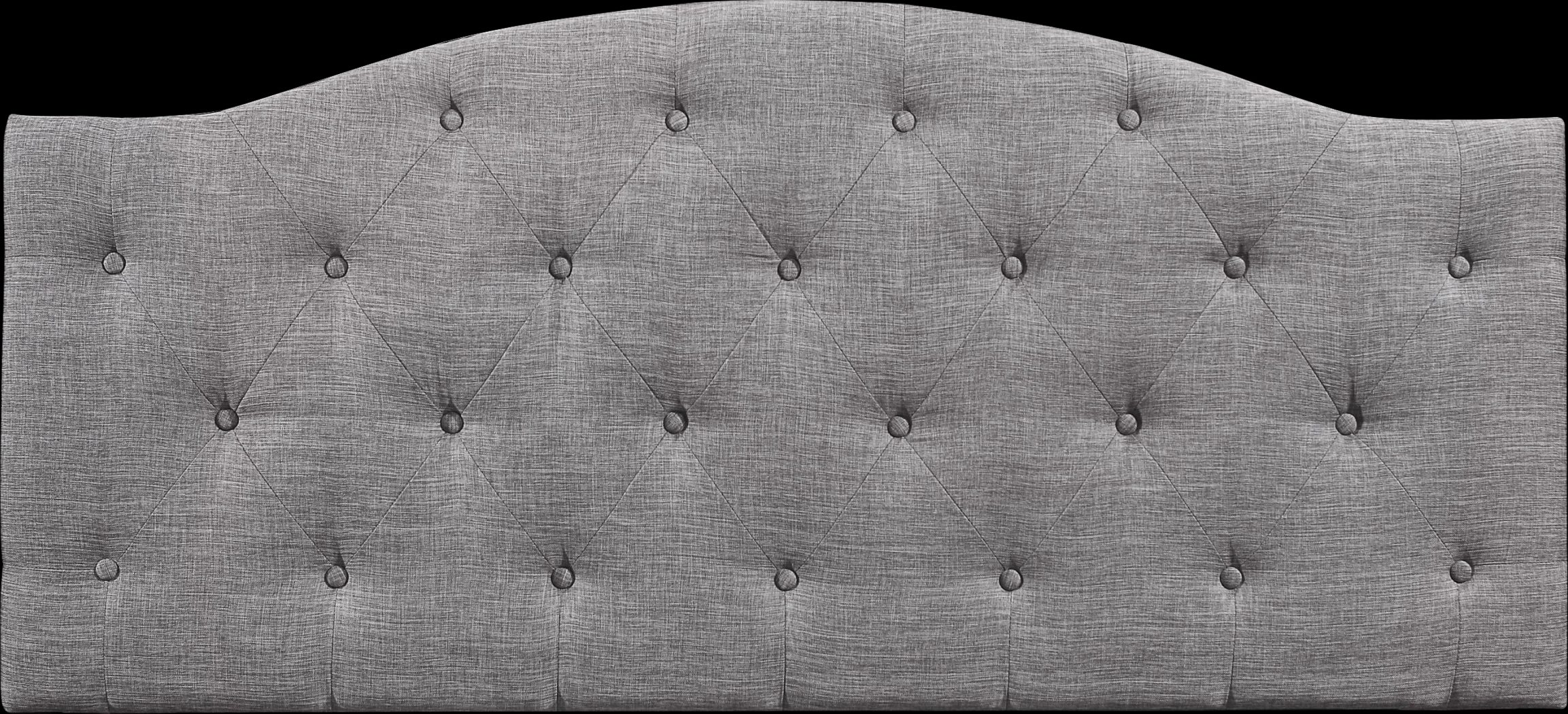 Barnsdale Gray King Upholstered Headboard - Thumbnail - Image 1