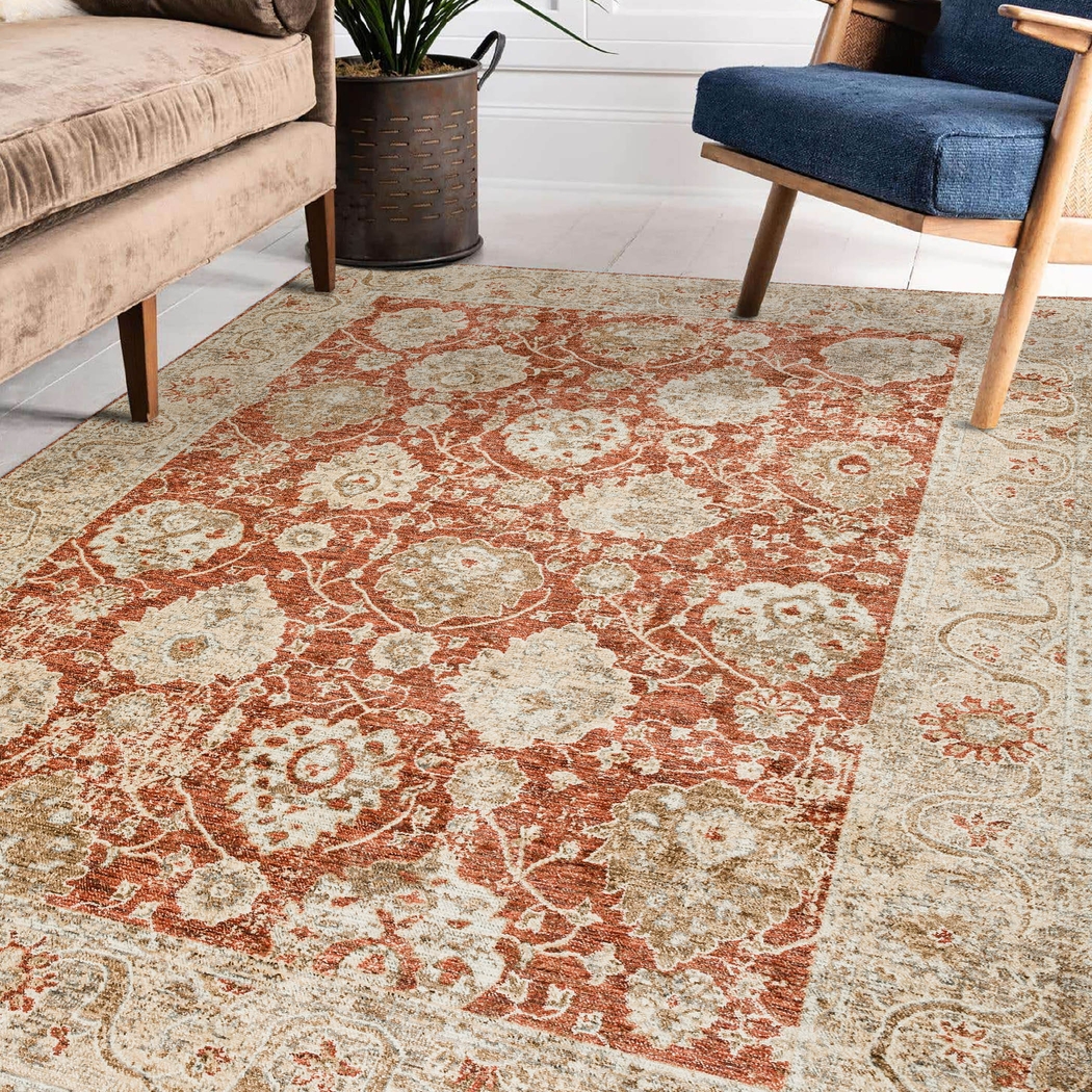Barnwaki Red 7'10 x 10' Rug - Thumbnail - Image 2