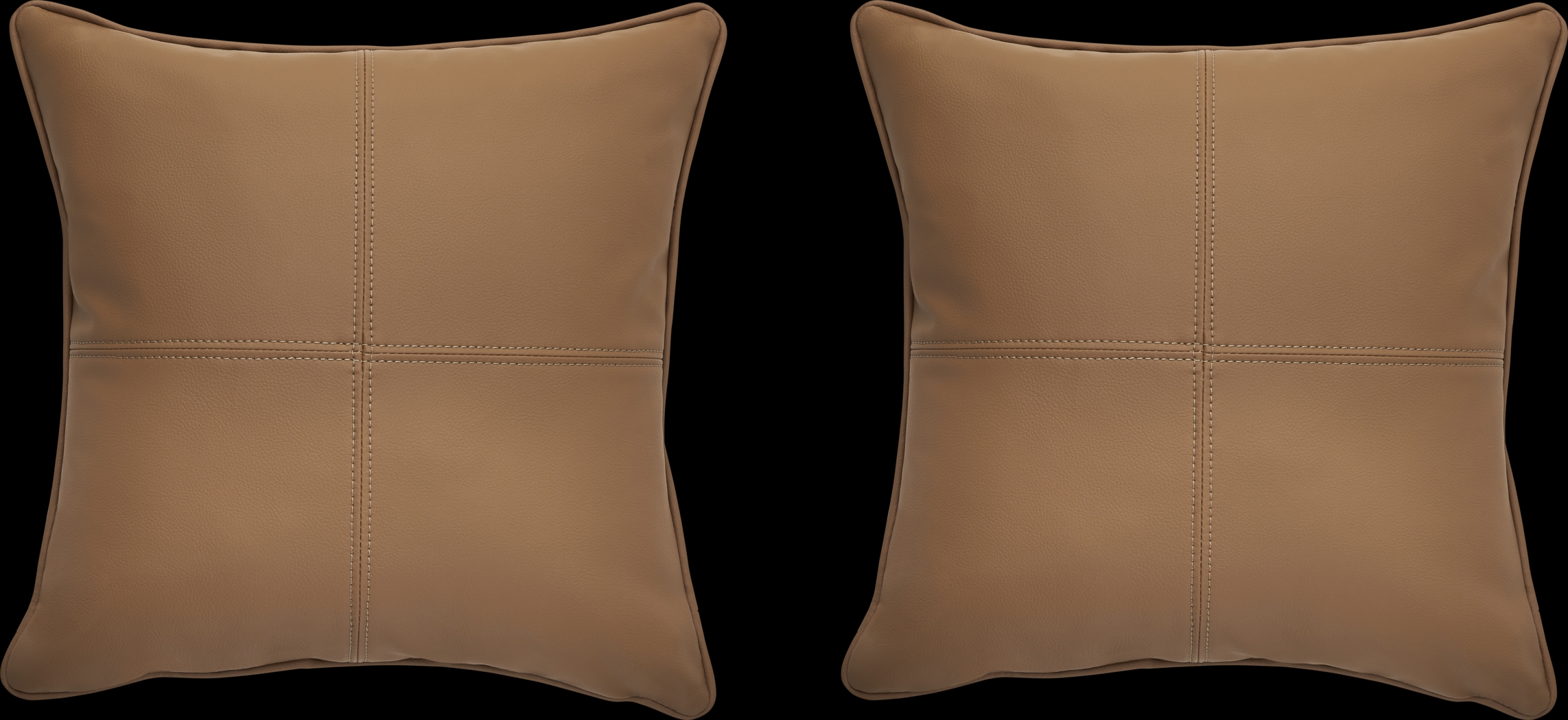 Barnwell Caramel Indoor/Outdoor Accent Pillows (Set of Two) - Thumbnail - Image 1