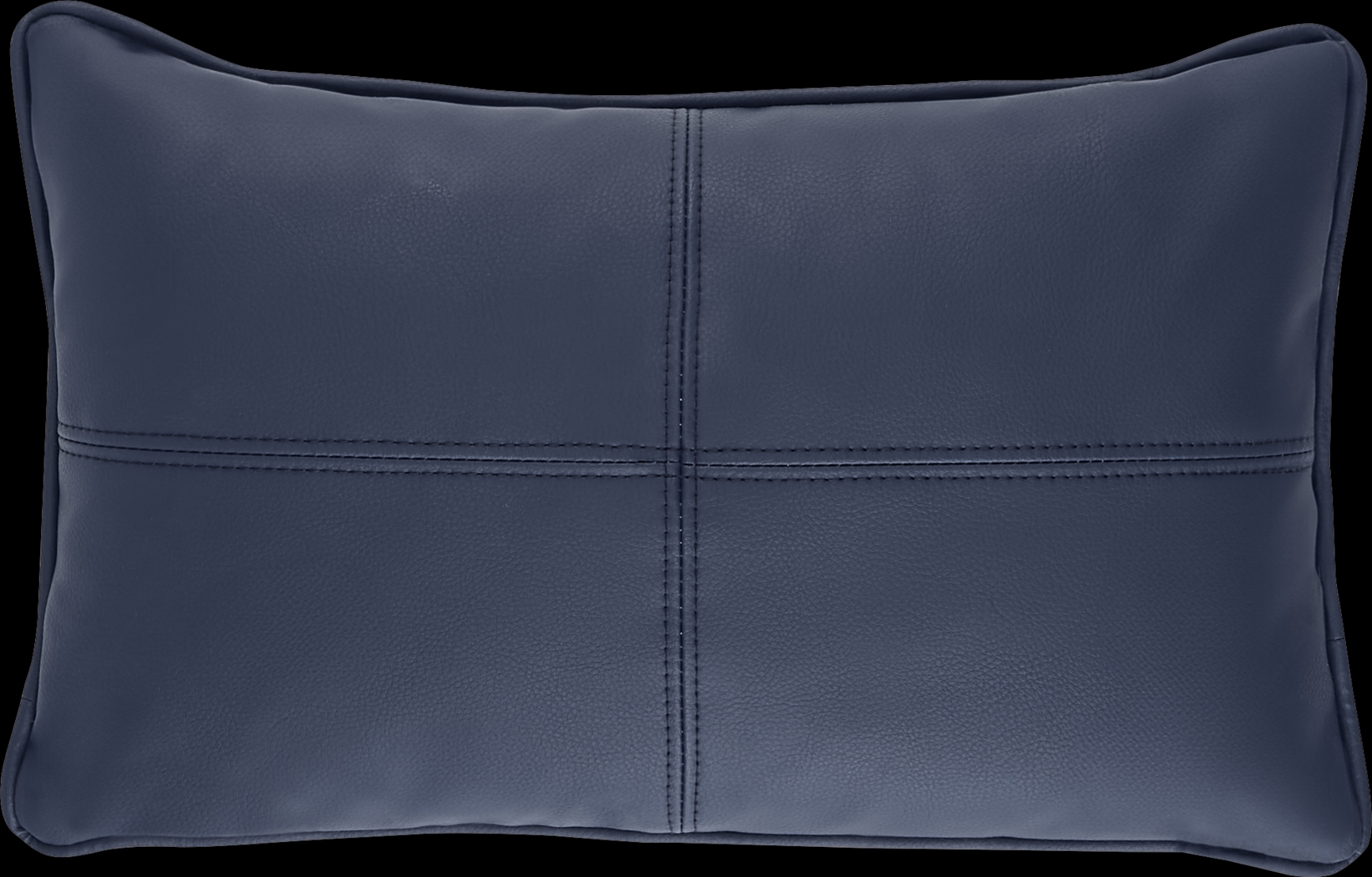 Barnwell Navy Indoor/Outdoor Kidney Pillow - Thumbnail - Image 1