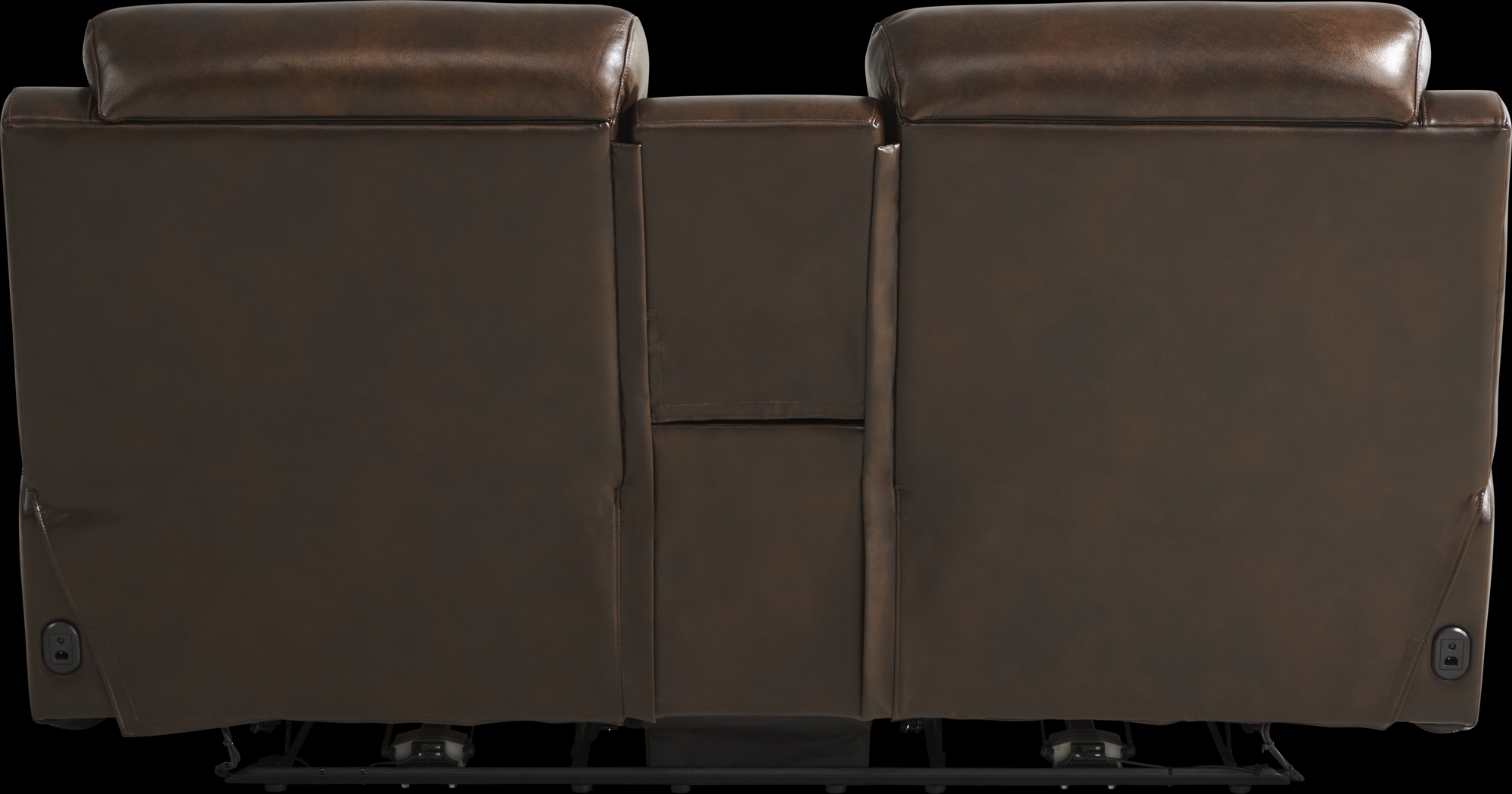 Barolo Brown Leather 8 Pc Triple Power Reclining Living Room with Massage and Heat - Thumbnail - Image 13