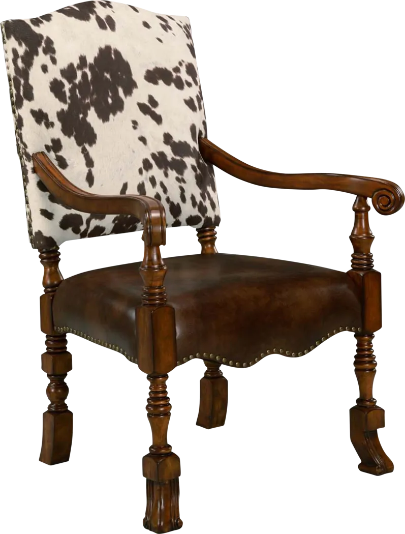 Baronne Brown Accent Chair - Thumbnail - Image 1